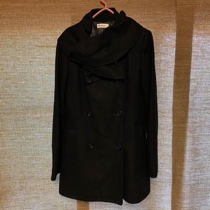 Ben Sherman black wool coat sz small